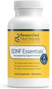 Nutricionales investigados BDNF Essentials - Suplemento cerebral clínicamente investigado con Bacopa Monnieri &amp; Lions Mane Mushroom - Soporta Neuroplasticidad, " Healthy Cortisol Levels, 120 Capsules