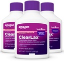   Basic Care ClearLax, Polyethylene Glycol 3350 Powder for Solution, Osmotic Laxative, Unflavored, 1.11 pound (Pack of 3)