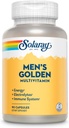 SOLARAY Multivitamínicos Dorados para Hombres TENIDO Electrolitos, Inmunidad, Prostata, Energía TENIDO Vitaminas A, C, E, B1, B2, B6, B12, Vitamina D, Calcio TENIDO 90ct, 30 Serv.