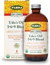 Flora - Udo's Choice Omega 369 Oil Blend, Made with Organic Flax, Sesame &amp; Sunflower Seed Oils, Plant-Based Vegan Omega Fatty Acids, Basado en Ideal 2:1:1 Ratio, 8.5-fl. oz. Botella de vidrio