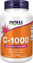 AHORA Suplementos de alimentos, vitamina C-1.000 con caderas rosas " bioflavonoides, protección antioxidante*, 100 tabletas
