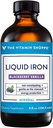 The Vitamin Shoppe Liquid Iron, BlackBerry Vanilla Flavored, Easily Absorbed, Non Constipating, Energy Production Immune Support (8 Fluid Ounces Liquid)