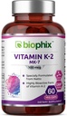 biofix Vitamina K2 MK-7-100 mcg 60 cápsulas de veg - Apoya la salud de huesos fuertes