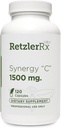 RetzlerRx® Synergy C 1500 mg por Dr. RetzlerRxTM - Advanced High-Potency Vitamin C Formula - Immune Support, Antioxidant Protection & Skin Health*