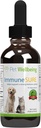 Pet Wellbeing Immune Seguro para Perros - Soportes Normal Immune Defenses, Gut Flora Balance, Andrographis, Echinacea, Vitamina C, Zinc - Veterinaria-Formulated Herbal Suplemento 2 oz (59 ml)