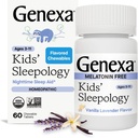 Genexa Sleepology for Children – 60 Tablets ← Certified Organic & Non-GMO, Melatonin-Free, Physician Formulated, Homeopathic ← Sleep Aid for Children