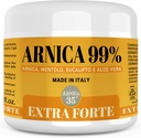 Arnica 35 - Arnica Gel para Bruising Extra Strong 98% 16.9 Fl Oz, Masaje de Musculos y Juntas, Fórmula Natural y Dermatológicamente Probada - Fabricada en Italia