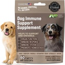 ANP Enhance Your Dog's Health with Mushroom Immune Supplement Boosting Dog Chews - No Animal Protein Formula - Vitality, Longevity, and Gut Health - Potent Reishi, Chaga, and Shiitake Mushrooms