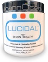 LUCIDAL Nootropics Brain Supplement - Support Brain Health for Memory, Focus & Concentration - Nutrient Booster for Men &amp; Women - 90 Capsules