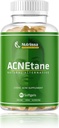 ACNEtane - Suplemento de vitamina natural para el tratamiento del acné, 90 Veggie Softgels (Treats Hormonal, Puberty, " Cystic Acne Internamente)