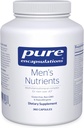 Encapsulaciones puras Nutrientes masculinos - Suplemento Mineral multivitamínico para apoyar la energía, la resistencia y la resistencia en hombres Más de 40* - con vitamina D, vitamina C " Minerales de rastros - 360 cápsulas