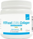 XYMOGEN FIT Food Collagen - Bovine Collagen Peptides Polvo con HMB + Vitamina D3-15g Proteína para soportar juntas &amp; recuperación muscular - Vanilla Flavor (12.35 oz)