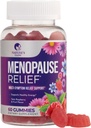 Suplemento de la menopausia para las mujeres - Alivio de la menopausia multi-beneficio completo Gummy para las sudaderas de la noche de los flashes calientes leves, balance natural y apoyo energético, vitaminas menopáusicas, no GMO - 60 Gummies