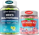 Bundle: Multivitamínico metilado para hombres Gummies & vitamina K2 Gummies
