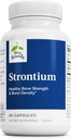 Terry Naturalmente Strontium - Sanidad de Bone &amp; Strength Support - Suplemento con cápsulas Vegan - Suplemento de Salud con Citrato de Estroncio para Absorción Superior - 60 cápsulas