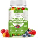 Cretina Monohydrate Gummies - 5g Creatina para Mujeres Hombres, Fortaleza del Musculo Mejorada, Foco Intensivo y Resistencia, Muscle Builder,L-Taurine + Vitamina B12,Vegan, Gluten-Free 80 Conde