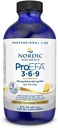 Naturales nórdicos ProEFA 3-6-9, Sabor de limón - 8 oz - 1270 mg Omega-3 - EPA &amp; DHA con añadido GLA - Esquí sano, Cognición, " Mood positivo - No GMO - 48 Servimientos
