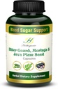 HERBOGANIC Bitter Gourd Moringa y Java Plum Seed Capsules  500mg SilencioToda la detoxificación natural ← 60 cápsulas