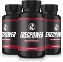 (3 Pack) ErecPower for Men, Official ErecPower Pills, All Natural Male Supplement, Capsule to Boost Energy and General Health, Erec Power Support for Peak Performance, Vitamina, Review (180 cápsulas)