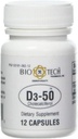 Bio-Tech Pharmacal Vitamin D3 (D3-50 50k IU, 12 Conde)