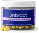 Anti-Bloat Pills for Women - Bloating Relief for Women ' Digestive Support Supplement - Enhances Gut Health - No Bloat Formula with Prebiotics & Probiotics - Debloating Supplements - 60 Count