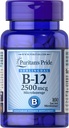 Pride de Puritan Vitamina B-12 2500 mcg Microlozenges, 100 Condes