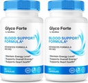 (2 Pack) Glyco Forte Capsules, oficial GlycoForte to Maintain Global Health, All Natural Formula to Support Blood Circulation, Premium Glyco Forte Pastillas Review (120 cápsulas)