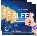 Wellamoon Original Sleep Patches for Adults Extra Strength ← Sleep Patch with Melatonin " Valerian ← Skin-Friendly " Cruelty-Free ← Larga Noche Confort para Hombres " Las mujeres siguen Pack de 3 x 28 Patches