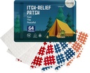 Bug Bite Itch Relief Patch para niños (64 Conde),Road Travel Essentials para niños,Ingredientes naturales