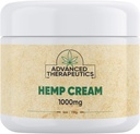 Terapéutica avanzada Hemp Cream 1000Mg 4 Ounce Muscle and Joint Rub with Hemp and Arnica for Stiff Muscles, Knees, Neck and Lower Back. Incomodidad menor 24 horas Duración