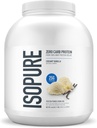 Isopure Zero Carb 100% Pure Whey Isolate Protein Powder, Lactose Free, Gluten Free, With Vitamins, Creamy Vanilla, 25g Protein Por Serving, 4.5 Lbs, 66 Servings (Packaging May Vary)
