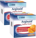 Arginaid Arginine Powder Drink Mix, Orange - Nutritional Needs for Wound Care - 0.32 OZ Packets (14 CT/Pack) (Pack of 2)