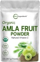 Micro Ingredientes Orgánica Amla Powder (Amalaki) Silencio 32oz, India Origen Gooseberry Powder ← Rica en Vitamina C, Antioxidantes, soporta Immune, Digestive & Skin Health, Non-GMO, Vegan &amp; Keto Friendly