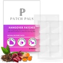 Patches naturales de resaca - Patches impermeables de partido claro (30 conteo) - Discreto y palos a la piel Bueno - Uso antes de beber y despertar refrescado y energizado después de la fiesta