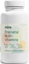 MIRA Multi-Vitamins prenatales para Mujeres, Folate " Choline, Suplemento para Antes, Durante y Embarazo Post, Apoya tu Embarazo " Desarrollo Fetal, 60 cápsulas (30 servidos), 1 paquete