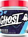 GHOST Size V3 Muscle Builder Dietary Supplement - Natty, 30 Servings – Support Muscle Growth &amp; Strength Building for Men & Women - Creatine & Betaine - Free of Sugar & Gluten