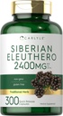 Carlyle Siberian Eleuthero ← 2400mg ← 300 Capsules ← Non-GMO y Gluten Free Formula ← Siberian Ginseng ← Tradicional Herbal Suplemento