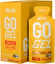 BARE PERFORMANCE NUTRITION, BPN Go Gel Endurance, 24g of Carbohydrates &amp; 100 Calories per Pack, Vegan + Gluten Free Running Gel, 10 Single-Serving Packs, Mango