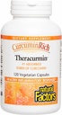 Factores naturales, CurcuminRich Theracurmin, 30 mg, Formulado para la absorción superior, 120 Conde (Pack of 1)