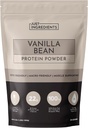 Just INGREDIENTES Vainilla Bean Protein Powder – 20-Serving Blend con 100% Grass-Fed Whey & Organic Plant Proteins – Real Vanilla Bean & Cinnamon – Apoya la recuperación del músculo, Energía*