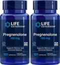 Life Extension Pregnenolone 100 Mg 100 Caps 2-Pack (200 Cuenta)