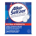 Alka-Seltzer Effervescent Extra Strength - 24 Tablets, Pack de 3