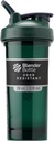 BlenderBottle Shaker Bottle Pro Series Perfecto para Protein Shakes y Pre Workout, 28-Once, Full-Color Green