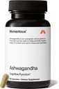 Momentous Ashwagandha Suplemento - 300 mg NooGandha Ashwagandha Extracto - Cognitive Performance, Alertness, & Focus Support - NSF Certified for Sport - Vegan - GMO- &amp; Gluten-Free - 60 Servings