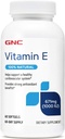 GNC Vitamina E 100% Natural 1000IU - 60 Softgels, 60 Servimientos