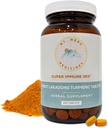 Suplemento de la Tabla Turmérica - con Turmérico Lakadong de alta concentración mejorado con Negro-Pepper - Corazón Saludable, &amp; Sistema Inmunitario Saludable - 120 Tabletas Veganas