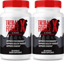 (2 Pack) Tribal Force X Capsules, TribalForceXL Max Performance Support For Hombre, TribalForce X All Natural Pills, TribalForces XXL Male Formula for Lasting Energy, TribalForces X Review (120 Capsules)