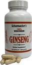 American Ginseng Capsules, 100% Pura Wisconsin Ginseng, 500mg, 100 cápsulas - Mejor Ginseng Suplemento, Pure Potent Wisconsin Ginseng Roots por Schumacher Ginseng
