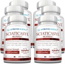 Ciencia Aprobada Sciaticasyl - Optimal Sciatic Nerve Support - B Vitaminas, Magnesio, Ácido Alfa-Lipoico, BioPerine - Vegan - 360 cápsulas