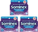 Sominex Tiempo de noche de fuerza máxima de sueño-ayuda ← Diphenhydramine HCI Silencio 16-Caplets per Pack ← 3-Pack